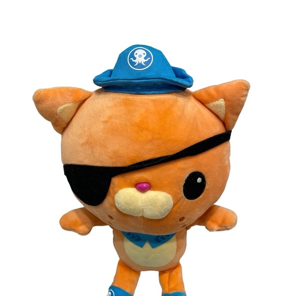 Octonauts Crew Above & Beyond Kwazii Plush Stuffed Netflix Orange Cat 8” - Picture 2 of 6